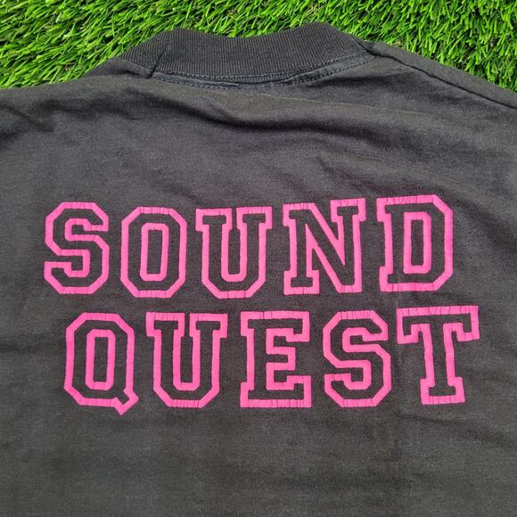 Vintage 90s Screen-Stars Shirt Womens M/L 19x27 Volleyball Alien - Picture 7 of 16